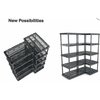 Gracious Living SHELVING UNIT 72"" BLK 91084-1C